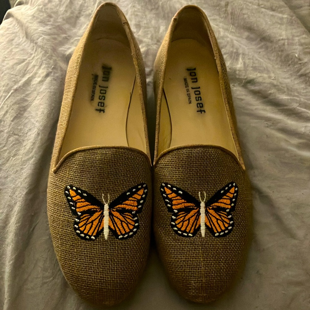 Jon Josef monarch cloth flats size 6m